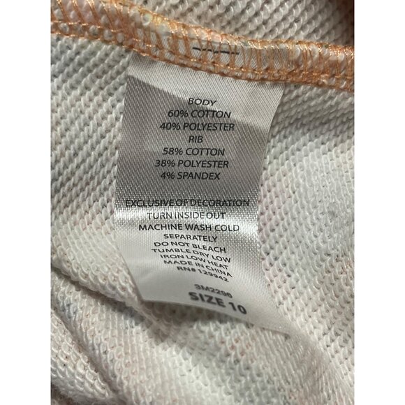 Paisley Lane Girls Floral Print Elastic Waist Shorts Size 10 Multicolor Cotton B - Picture 6 of 6